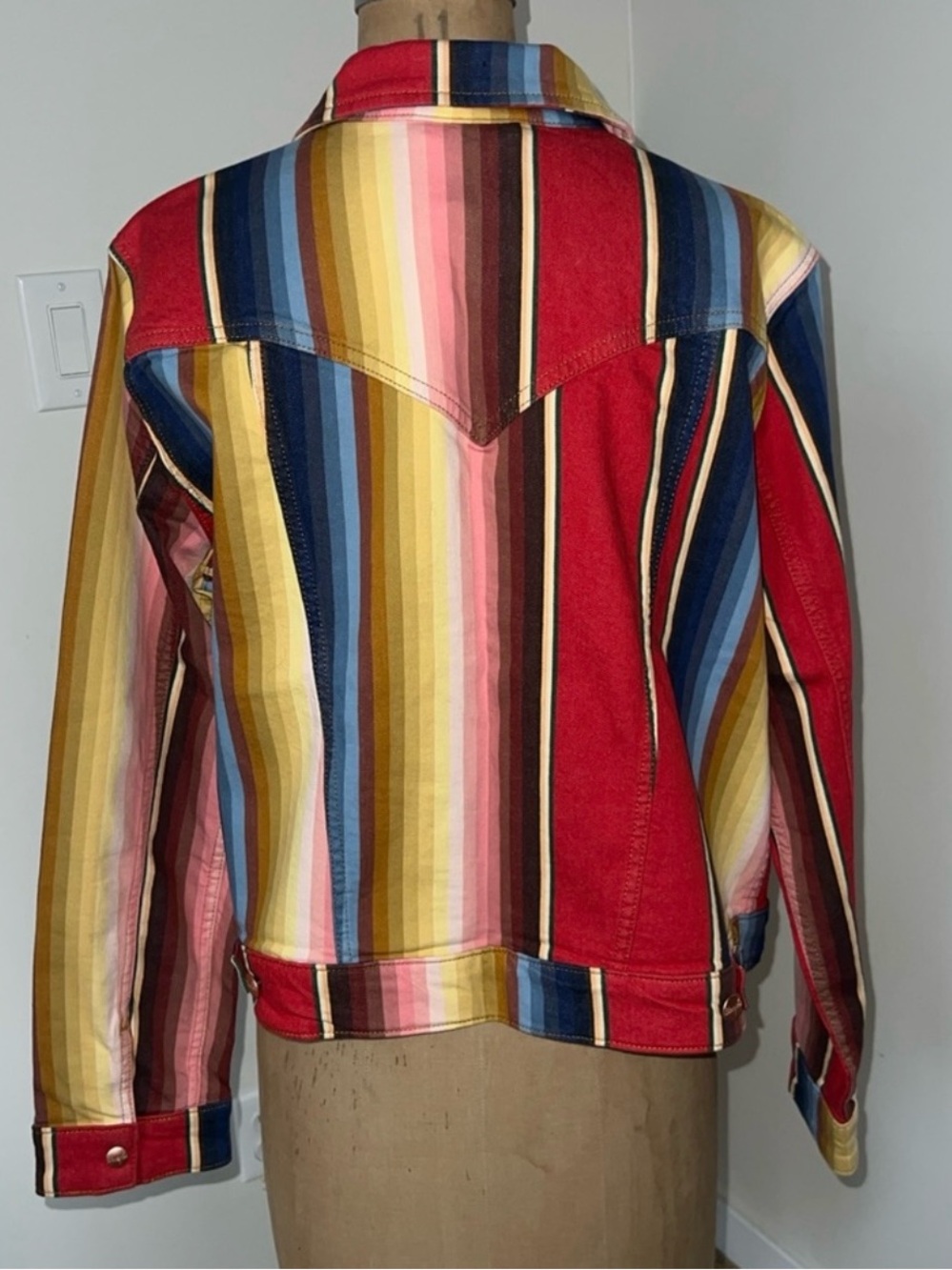 Wrangler Multicolor Striped Bootcut Pants & Jacket Set - Picture 4 of 10